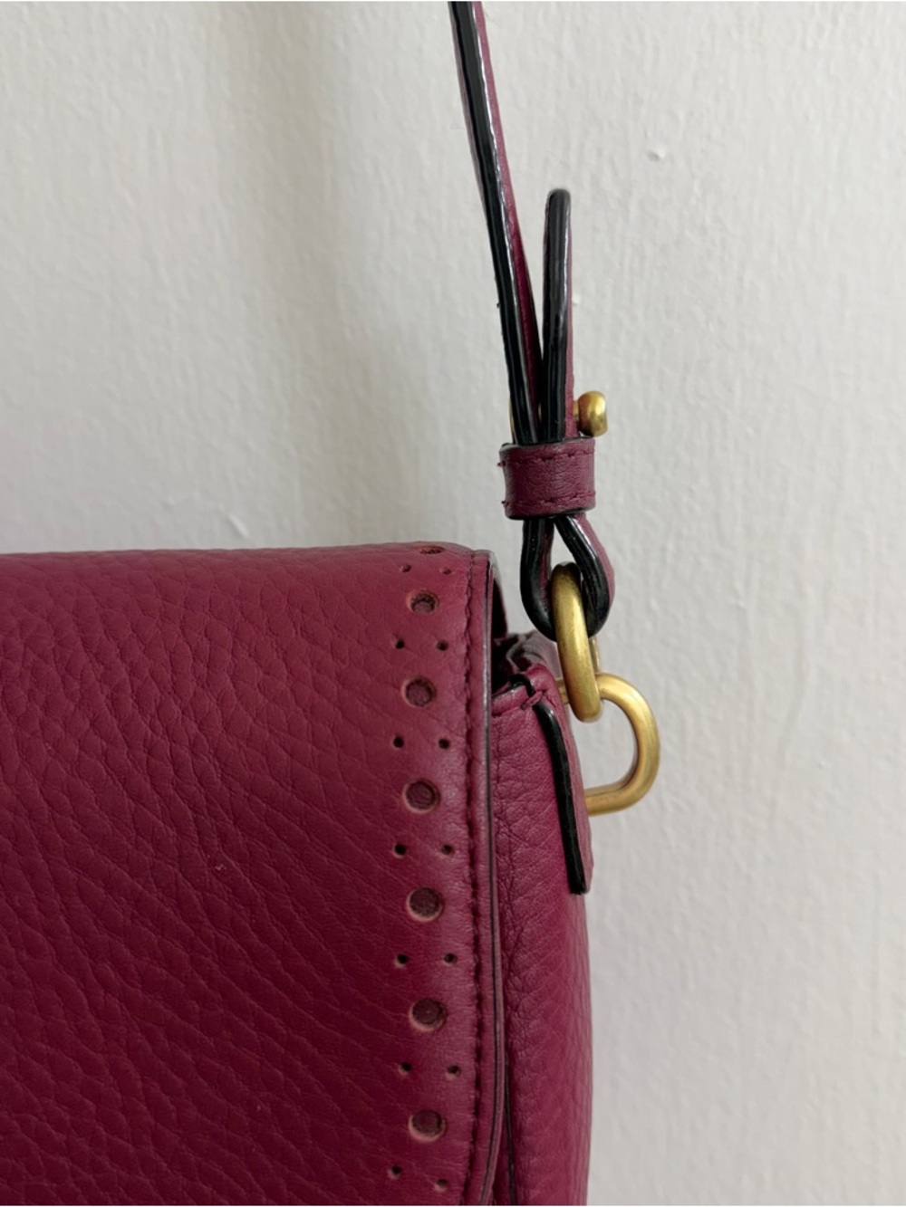 Kate Spade ♠️ Raspberry Tassel Purse - Picture 5 of 11
